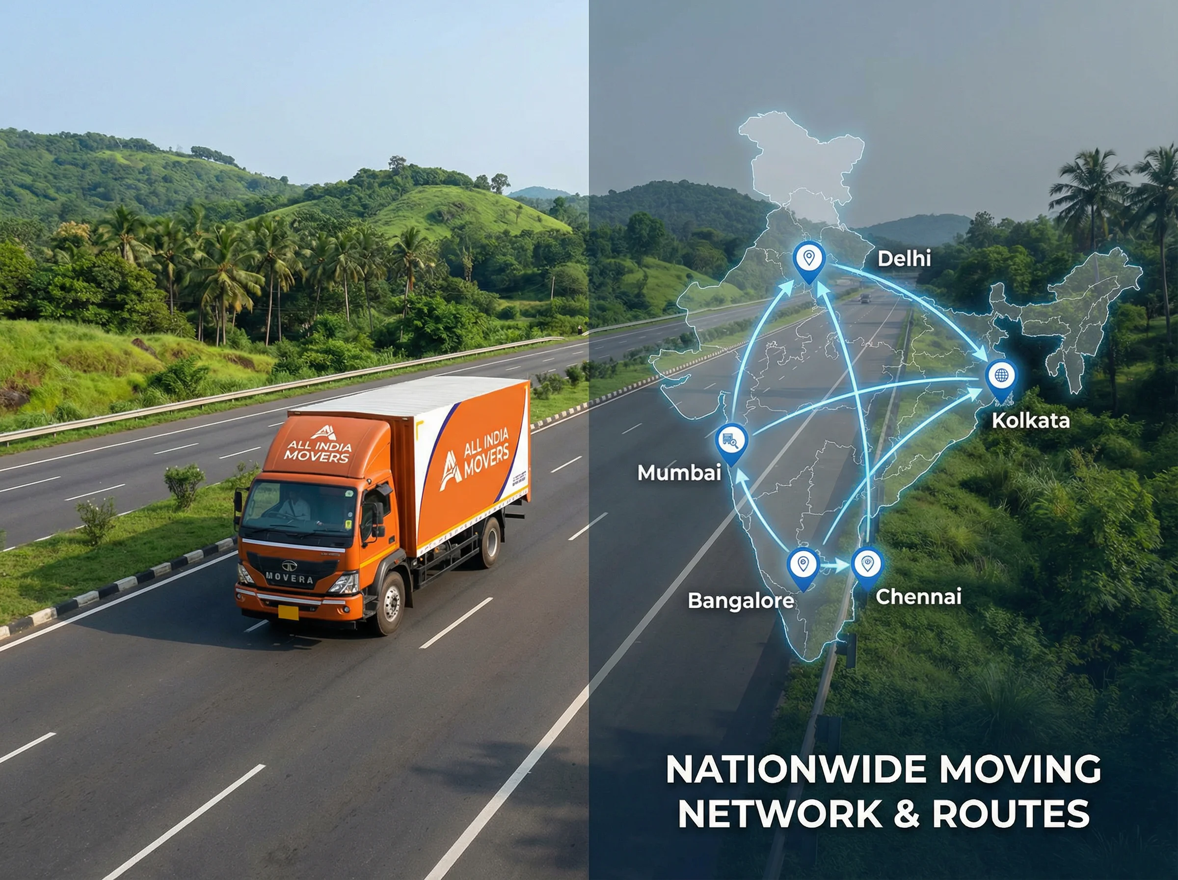 Domestic relocation - intercity moving truck
